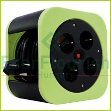 Kábelbox "S-Box" műanyag 4 dugaljjal, zöld 0010012400