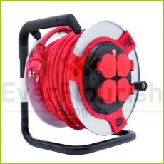 Cable reel, sheet steel, 25m, 4way, 3x1.5 H07RN-F IP44 0011215612