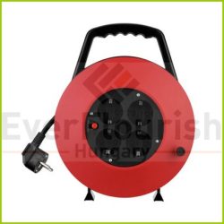   Cablebox plastic, 4way, 10m, 3G1.5mm², black/red, IP20 008818