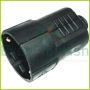 Grounding coupling (plastic) middle outlet, black 0207H