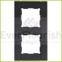 Optima frame 2-fold black "Soft Touch" 0221822704