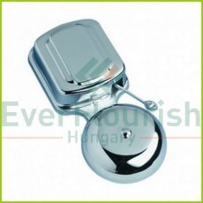 Surface-type alarm bell, 8-12V, 85dB, chrome 04015