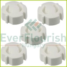 Children protection for socket outlets, high, 5pcs, white 0509150555