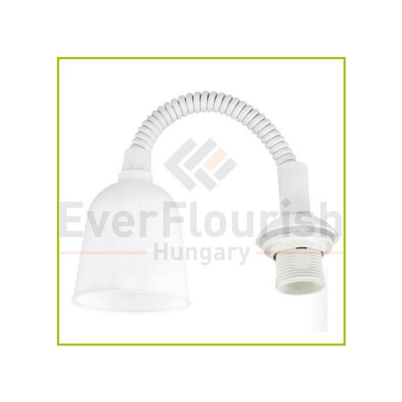 Lámpafüggeszték, spirálos 50-130cm E27, max. 60W fehér 0513060555