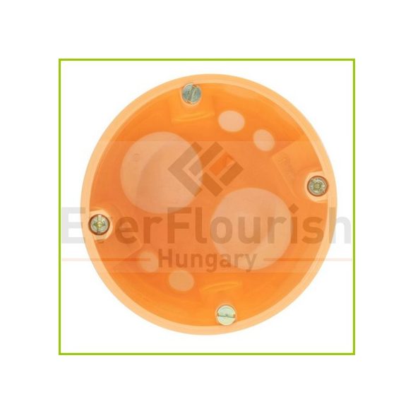 Gipszkarton szerelvénydoboz, narancs, membránnal 47mm mély 0518343777