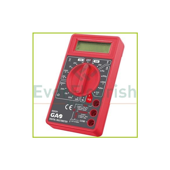 Digital multimeter with diode controll 0652H