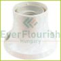 Fitting, E27 with base wall/celling mount 60W white 0690H