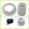 Fitting with ring, E14, max. 40W, white 0717H