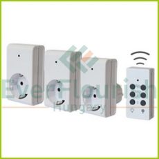 Wireless socket set, 1 remote controller+3 socket, 3x1000W 25m 0773H