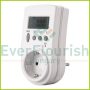   Energy measuring tool with grounded socket, for 9 datas, white 0785H