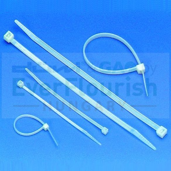 Cable ties 25pcs, 150x3.6mm, white 08289