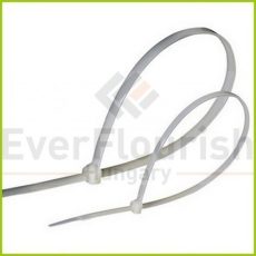 Cable ties 25pcs, 200x4.6mm, white 08291