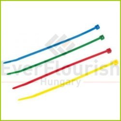 Kábelkötegelő, 300x4.8mm, színes, 100db 08303