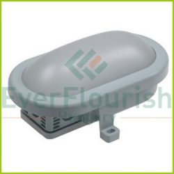   LED oval-outdoor luminaire, grey 5.5 W450lm, 6500K, IP44 2101010430