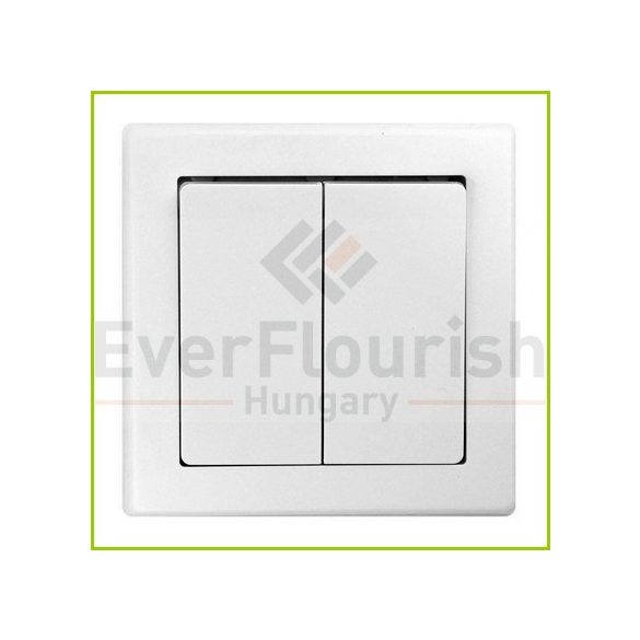JUPITER serial-switch w. frame white 4143H