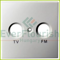 MODUL antenna (TV-FM) fedlap, keret nélkül, fehér 4708H