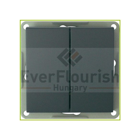 Modul Double change-over switch, black 4725H