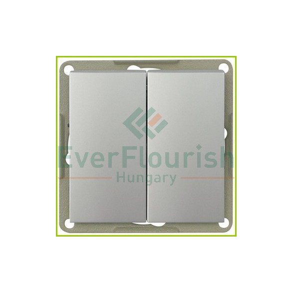 Modul Double change-over switch, silver 4745H