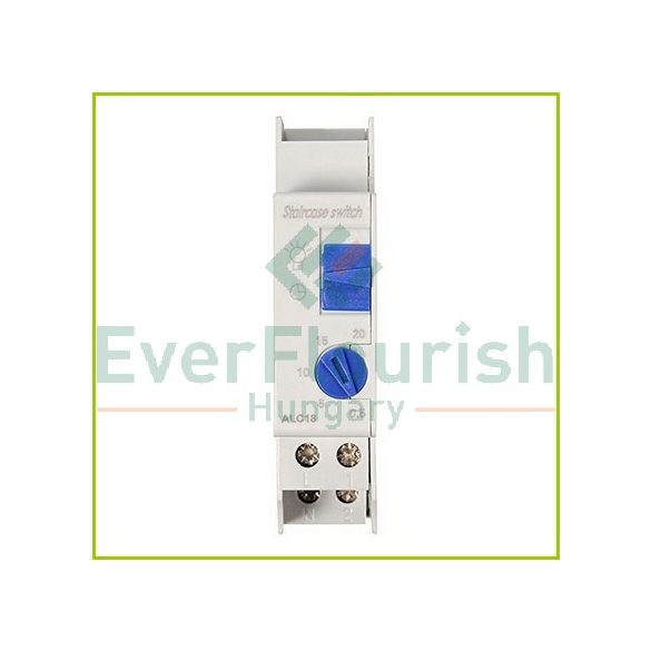 Staircase lighting timer for DIN rail, 30s-20m, white 5011H