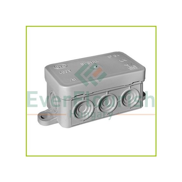 Surface-mount junction box, IP54, 85x45x37mm, grey 5229H