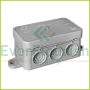 Surface-mount junction box, IP54, 85x45x37mm, grey 5229H