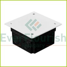 Flush-mount junction box, perforated, 80x80x50mm 5353H