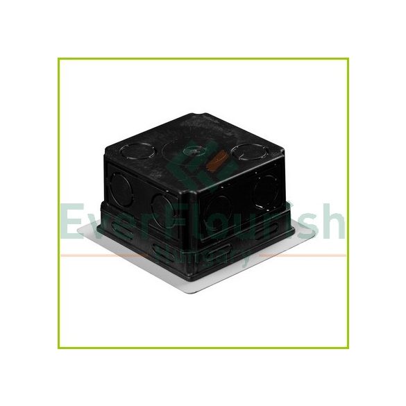 Flush-mount junction box, perforated, 80x80x50mm 5353H