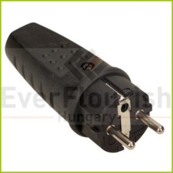 Grounded plug (rubber) middle outlet IP44 63076