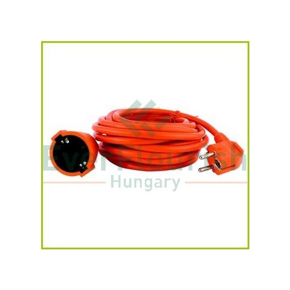 Extension cable, 10m, H05VV-F 3G1.5mm², orange 6641H