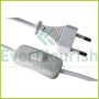   Cable with cord switch + Euro plug, 1.5m, H03VV-H2-F 2G0.75mm², white 6781H