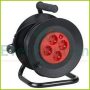 Cable reel, plastic 25m, 4way 3x1.0 6900H