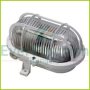   Oval lamp with plastic protective basket, E27, max 60W, IP44, 230V, white 6915H