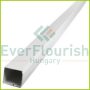 Plastic cable duct, 30x30mm, 2m, white 79750