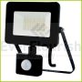  LED floodlight "EcoSpot2" 30W with motion detector 3000lm, black, IP65 8177H