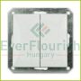 OPAL series switch without frame, white 8701H