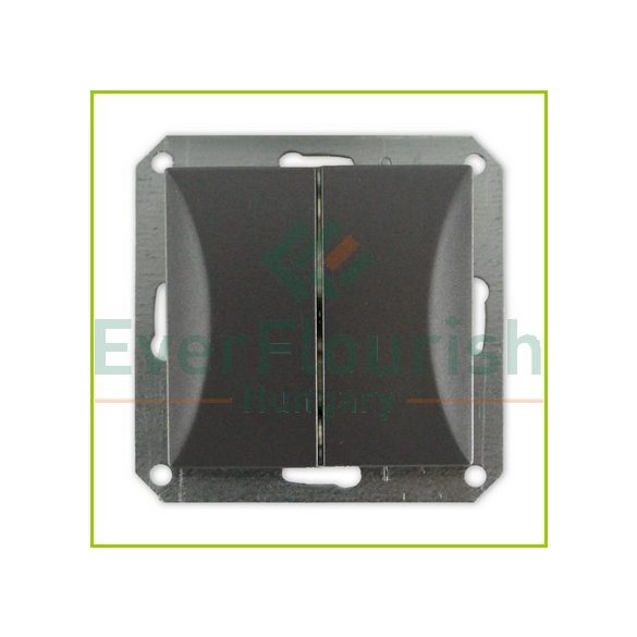 OPAL series switch without frame, graphite 8711H