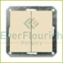 OPAL series switch without frame, beige 8720H