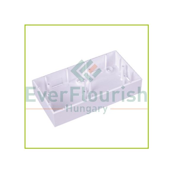 Surface mounted single mounting box white 8735H