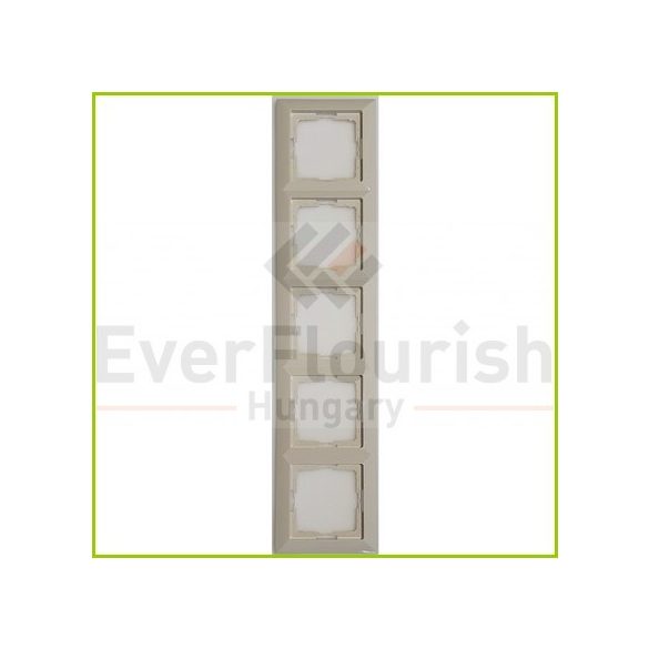 OPAL 5-fold cover frame beige 8744H