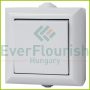   BUSINESS LINE IP54 change-over switch surface mount, white 9560H