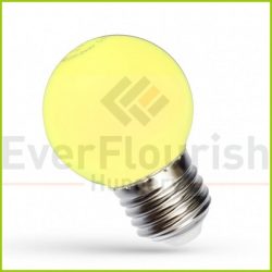 LED fényforrás dekor sárga E27 1W