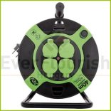 Kábeldob, kültéri, műanyag, 40m, 4 dugalj 3X1.5, IP44 0010217412