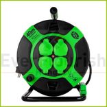 Kábeldob, kültéri, műanyag, 40m, 4 dugalj 3X1.5, IP44 0010217412