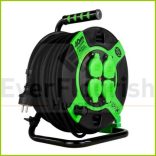 Kábeldob, kültéri, műanyag, 40m, 4 dugalj 3X1.5, IP44 0010217412