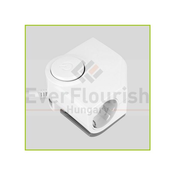 Asztali elosztó 2-es kapcsolóval, 1.5m fehér 2xUSB töltővel 0015400103