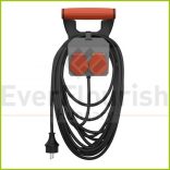 Földelt kültéri elosztó 2 es 10m, H07RN-F 3x1.5 vezetékkel POWER HANDLE IP44 0017602512