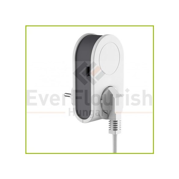 Földelt köztes csatlakozóaljzat, USB aljzattal + töltővel 0020840103