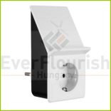 Földelt köztes csatlakozóaljzat, USB aljzattal +induktív töltővel 0020870103