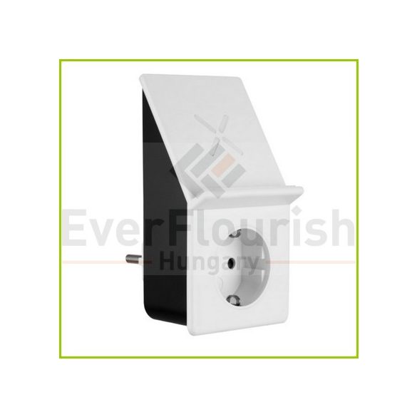 Földelt köztes csatlakozóaljzat, USB aljzattal +induktív töltővel 0020870103