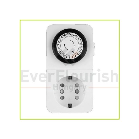 Időkapcsoló, mechanikus, napi, mini, 30 perc 1x földelt vagy 2xeuro 0025040113